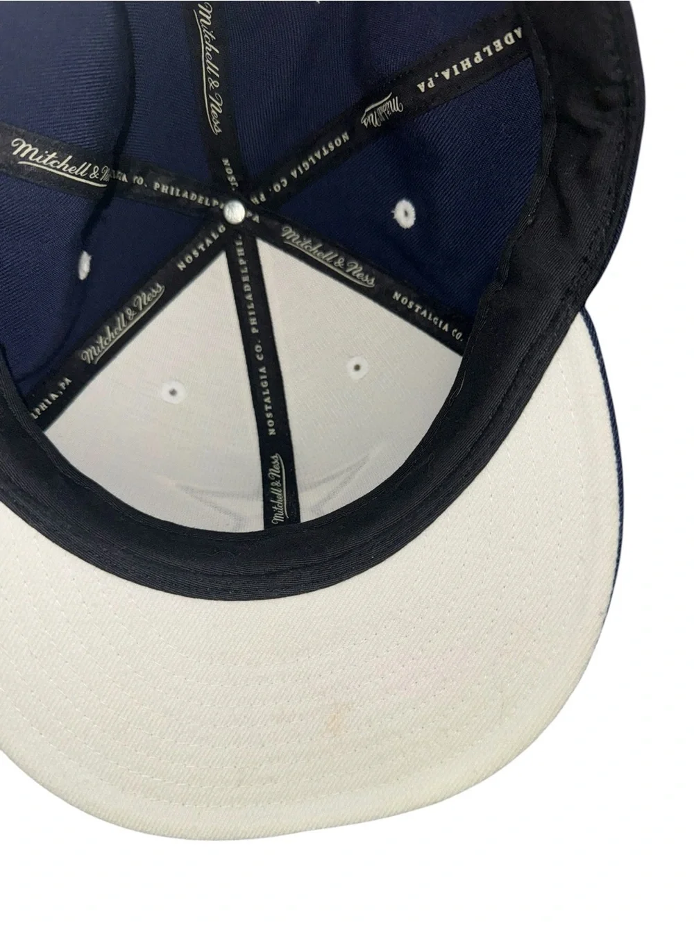 Mitchell & Ness Dallas Cowboy Hat Navy with White Star Sz 8